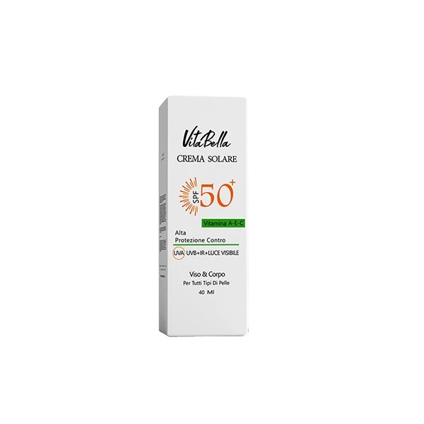 کرم ضد آفتاب spf 50 بی‌رنگ ویتابلا