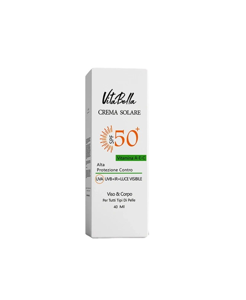 کرم ضد آفتاب spf۵۰ بی رنگ حجم ۴۰ میل ویتابلا