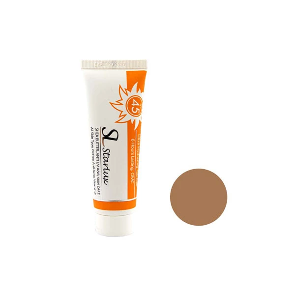 کرم ضد آفتاب استارلوکس بژ تیره 40 میلی لیتر spf45