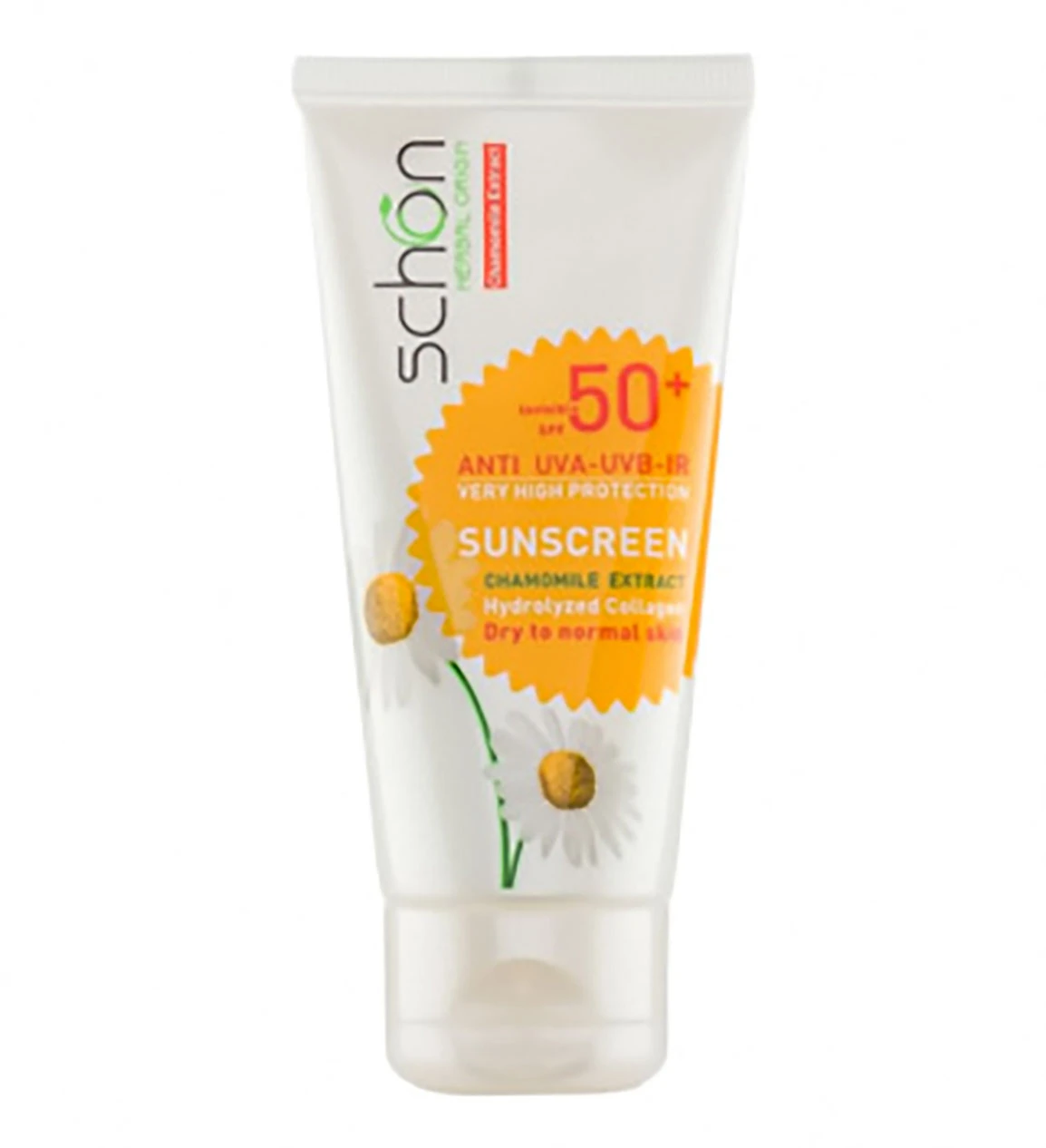 کرم ضد آفتاب بی رنگ شون با SPF50 مناسب پوست خشک تا نرمال 50 میلی لیتر
