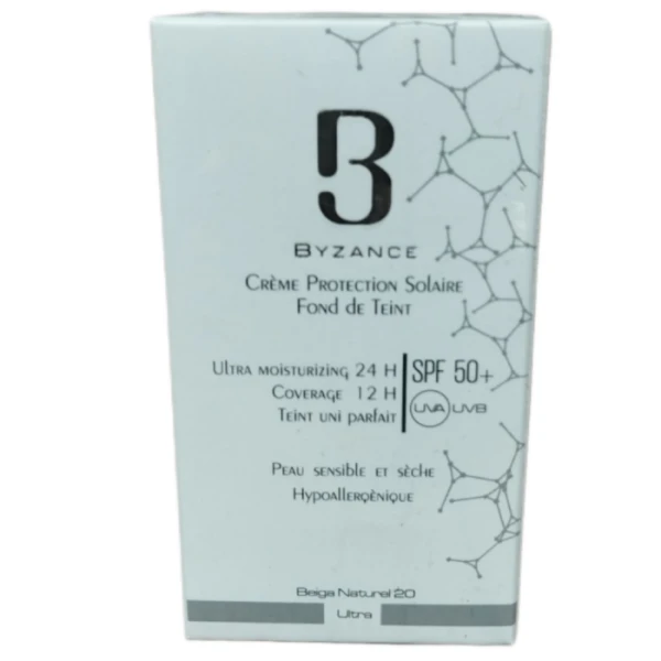 کرم ضد آفتاب بیزانس مدل Beiga Naturel 20 Ultra حجم 40 میل