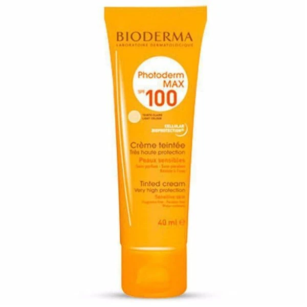 کرم ضد آفتاب بیودرما رنگی SPF100 MAX