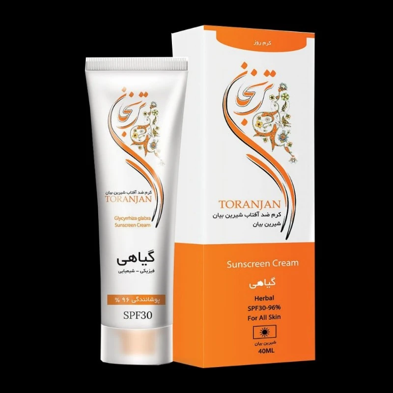 کرم ضد آفتاب ترنجان شیرین بیان