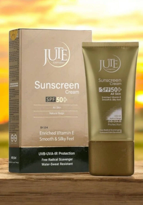 کرم ضد آفتاب رنگی انواع پوست ژوت با spf50حجم ۴۰ میل