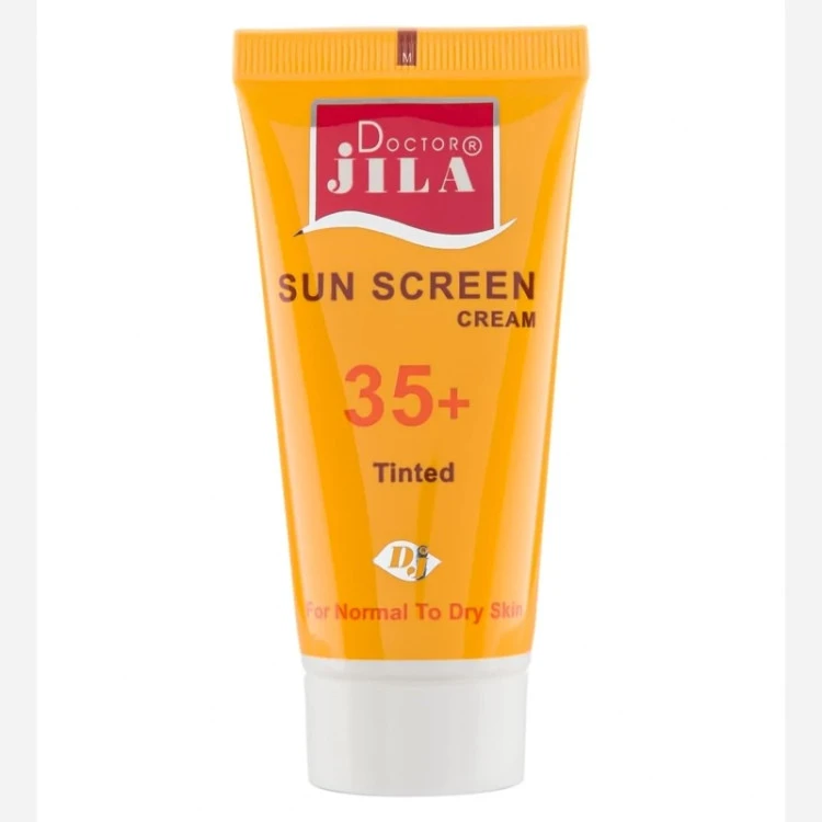 کرم ضد آفتاب رنگی دکتر ژیلا با SPF35 مناسب پوست نرمال و خشک حجم 50 میلی لیتر