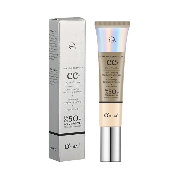 کرم ضد آفتاب رنگی سه کاره اوچیل SPF 50 مدل +CC وزن 30 گرم
