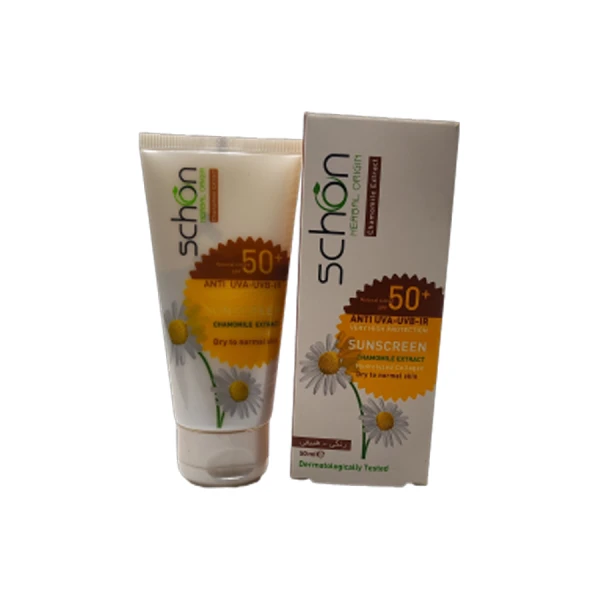 کرم ضد آفتاب رنگی شون SPF50 مناسب پوست خشک و نرمال
