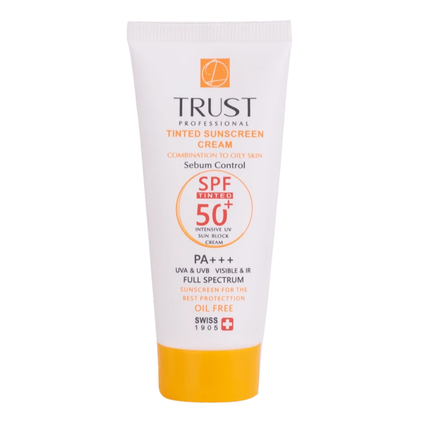 کرم ضد آفتاب رنگی و کنترل چربی بژ طبیعی تراست  (پوست مختلط تا چرب) 40 میل