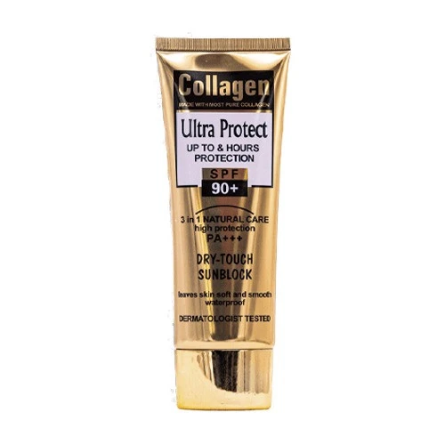 کرم ضد آفتاب سه کاره کلاژن SPF 90 وزن 100 گرم Collagen