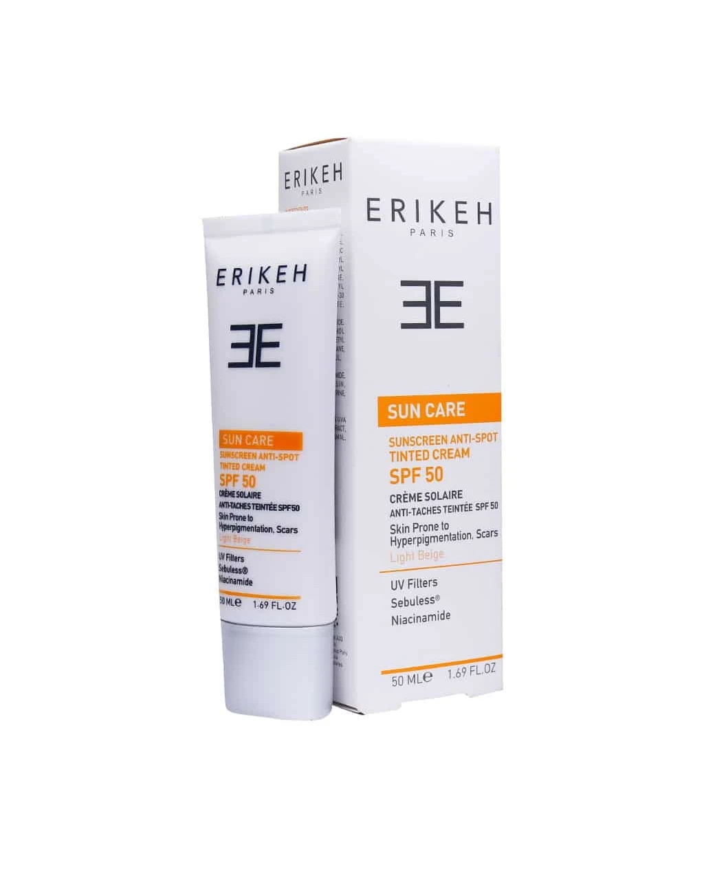 کرم ضد آفتاب ضد لک رنگ بژ روشن SPF50 اریکه