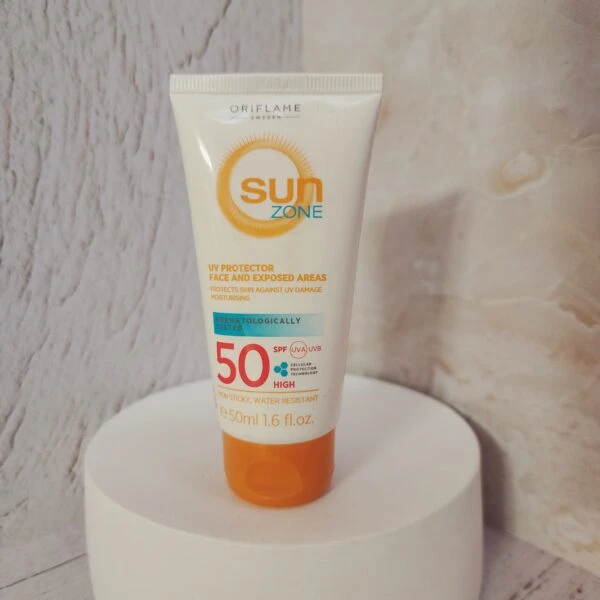 کرم ضد آفتاب – ضدآب پوست حساس با SPF50 سان زون