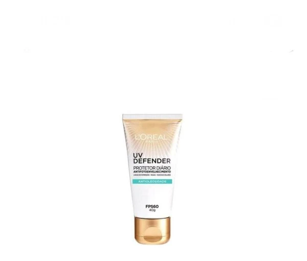 کرم ضد آفتاب چین وچروک بی رنگ لورآل UV Defender مرطوب کننده SPF 60 40G Loreal Paris