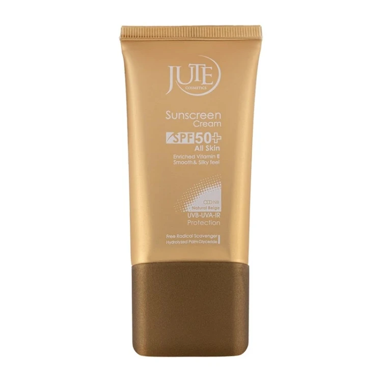 کرم ضد آفتاب ژوت رنگی بژ طبیعی با SPF 50 مناسب انواع پوست حجم 40 میلی لیتر