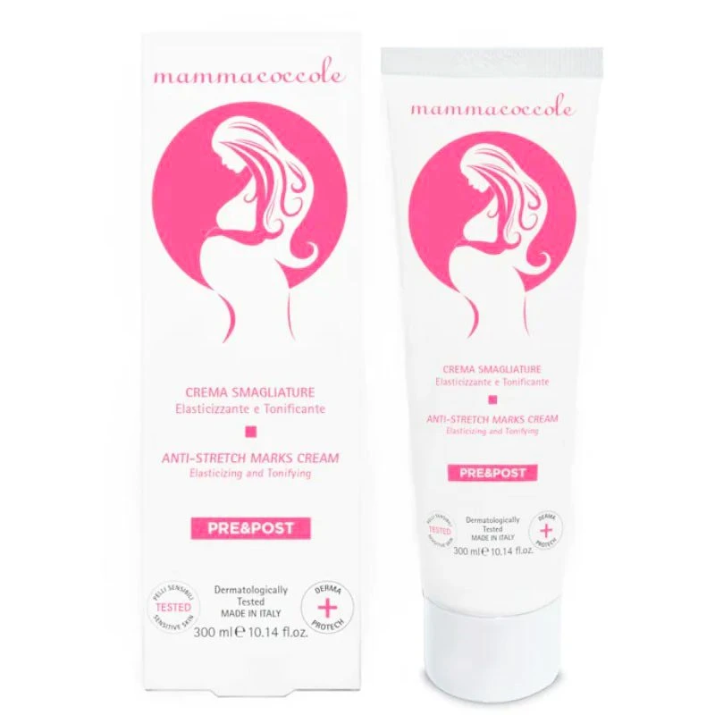 کرم ضد ترک بارداری شکم 300 میل بی بی كوكول mama coccole Skin Crack Healer