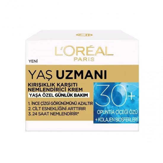 کرم ضد پیری و ضد چروک +30 لورال LOREAL حجم 50 میل