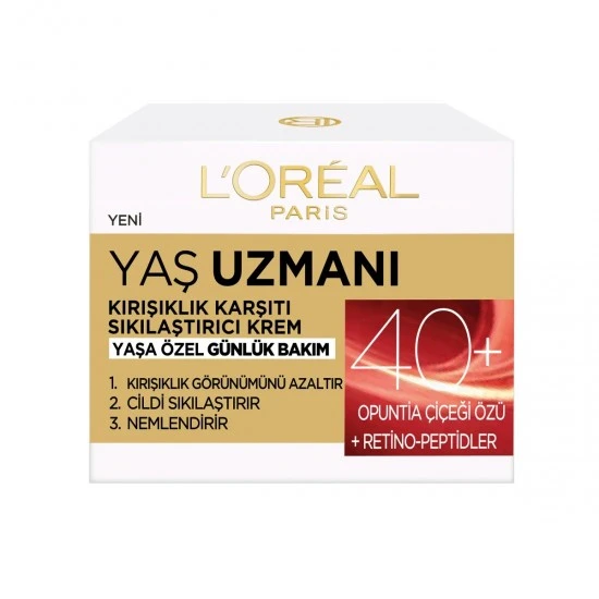 کرم ضد پیری و ضد چروک +40 لورال LOREAL حجم 50 میل