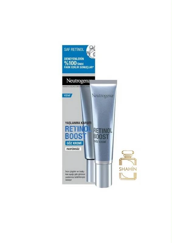 کرم ضد چروک دور چشم رتینول بوست نوتروژینا Neutrogena Retinol Boost Eye Cream 15ML