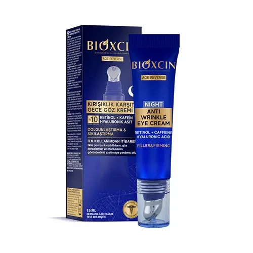 کرم ضد چروک و جوانساز دور چشم بیوکسین Bioxcin ویژه شب
