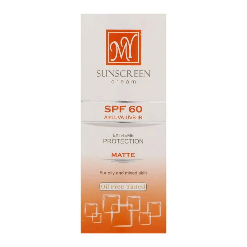 کرم ضدآفتاب spf60 فاقد چربی رنگی کرم پودری مناسب پوست چرب و جوشدار