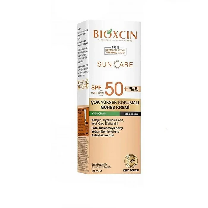کرم ضدآفتاب رنگی SPF50+ محافظتی ملاتون مخصوص پوست خشک و نرمال و حساس