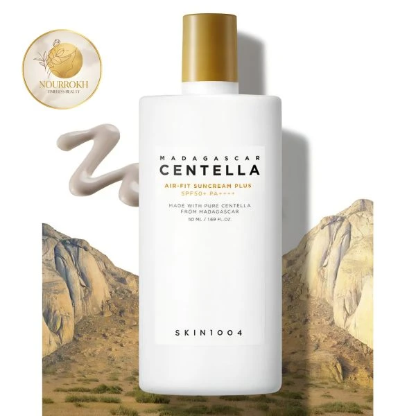 کرم ضدآفتاب رنگی سنتلا مداگاسکار اسکین۱۰۰۴ SKIN1004 Madagascar Centella Air-Fit Suncream Light Tinted SPF30 PA+++