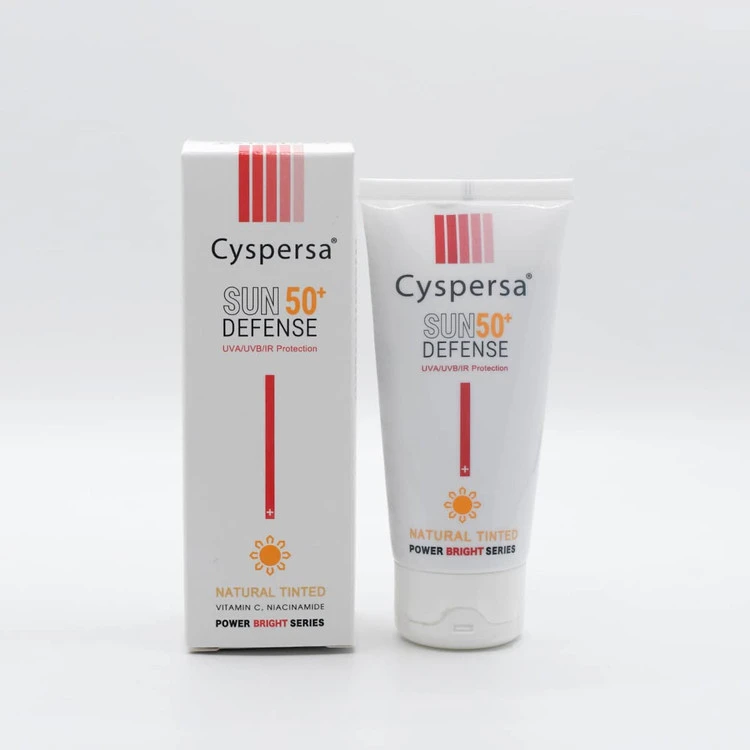 کرم ضدآفتاب رنگی(طبیعی) روشن کننده سیسپرسا +spf50