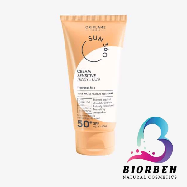 کرم ضدآفتاب صورت و بدن سان 360 با SPF50 کد: 35760