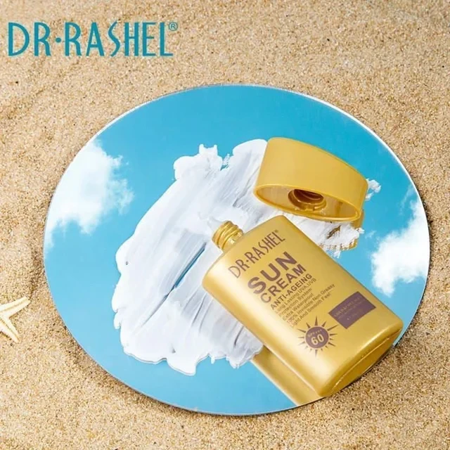 کرم ضدآفتاب طلا و کلاژن بی رنگ جوانساز SPF60+