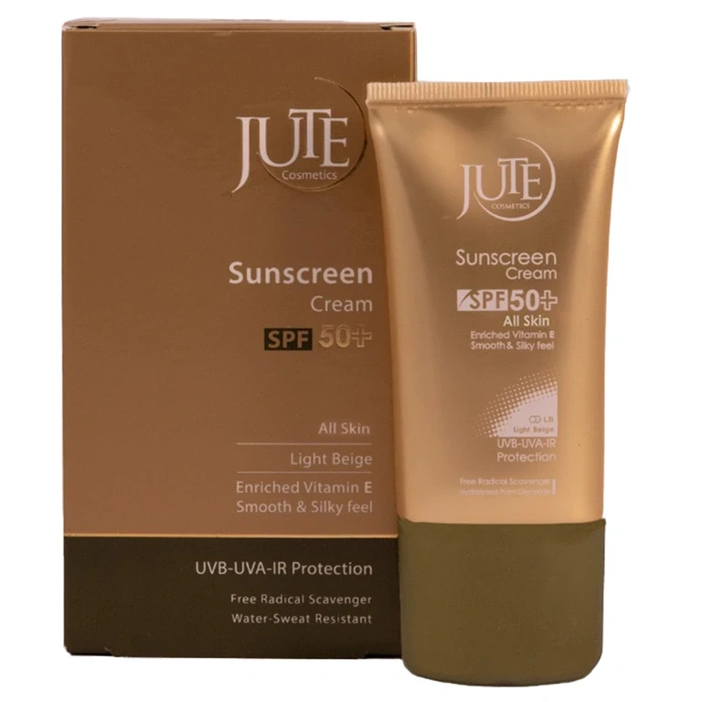 کرم ضدآفتاب مناسب انواع پوست بژ روشن spf50 ژوت