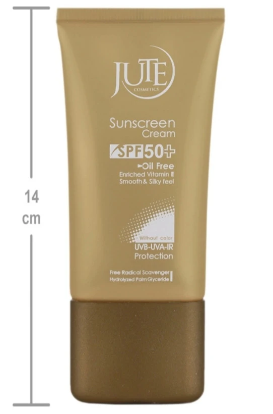 کرم ضدآفتاب ژوت SPF50مناسب پوست چرب، رنگی