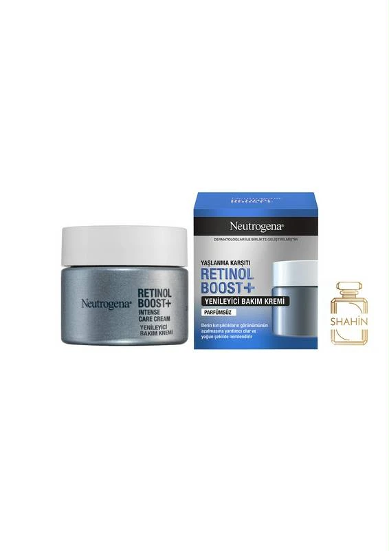 کرم ضدچروک صورت رتینول بوست نوتروژینا Neutrogena Retinol Boost Anti Ageing 50ML