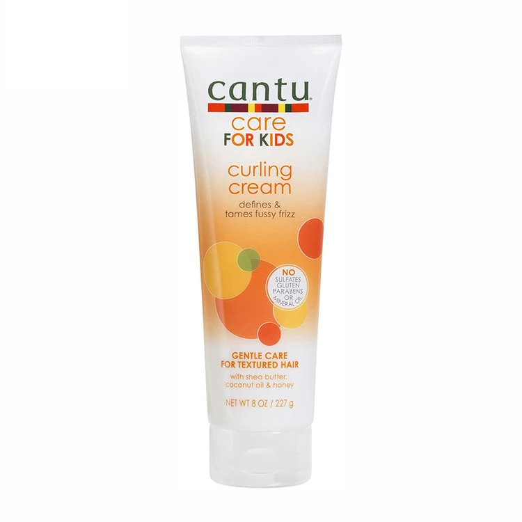 کرم فر کننده و حالت‌دهنده موی کودک کانتو مدل کرلینگ کریم Cantu Care For Kids Curling Cream 227g