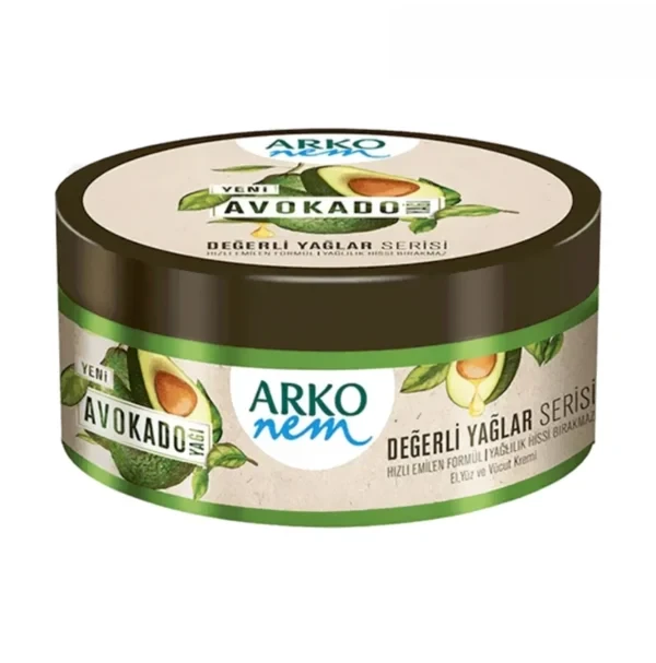 کرم مرطوب کننده آرکو نم Arko Nem عصاره آووکادو حجم 250 میل اصل و اورجینال