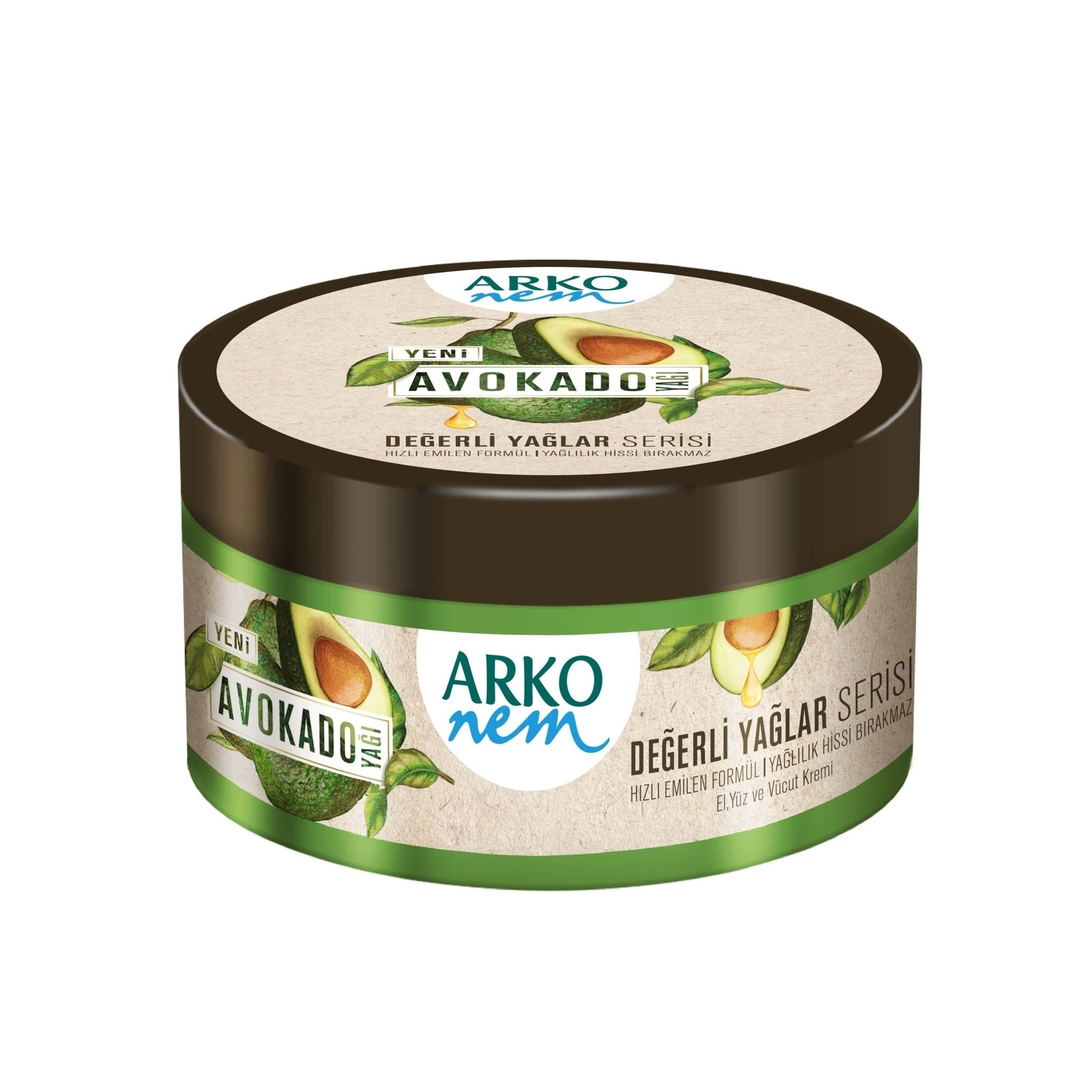 کرم مرطوب کننده آووکادو آرکو نم مدل avokado yagi حجم 250 میلی لیتر اورجینال100%