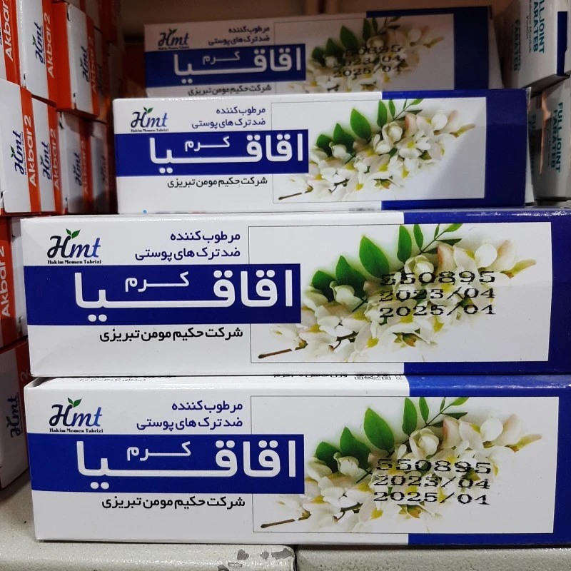 کرم مرطوب کننده اقاقیا ، برطرف کننده ترک های پوستی