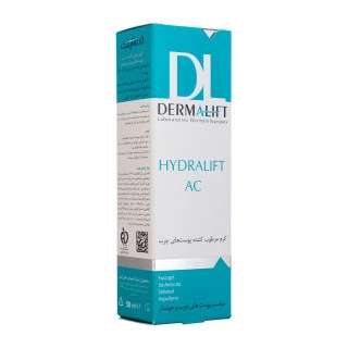 کرم مرطوب کننده درمالیفت مدل Hydralift Ac مناسب پوست چرب حجم 50 میلی لیتر