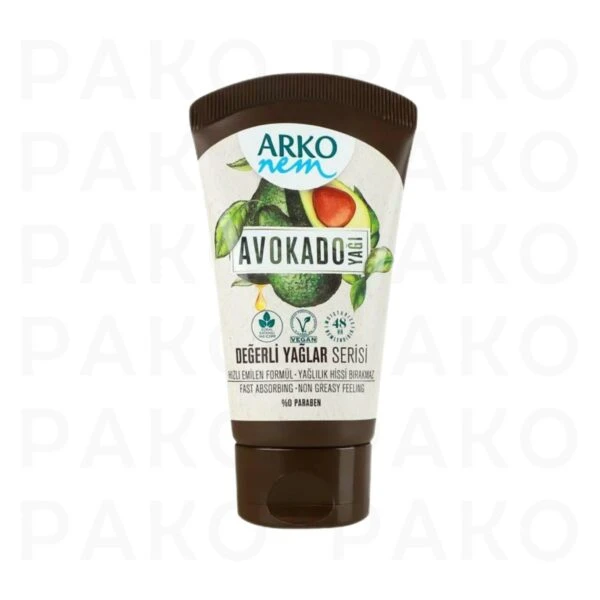 کرم مرطوب کننده دست آووکادو آرکونم 60 میل arko nem