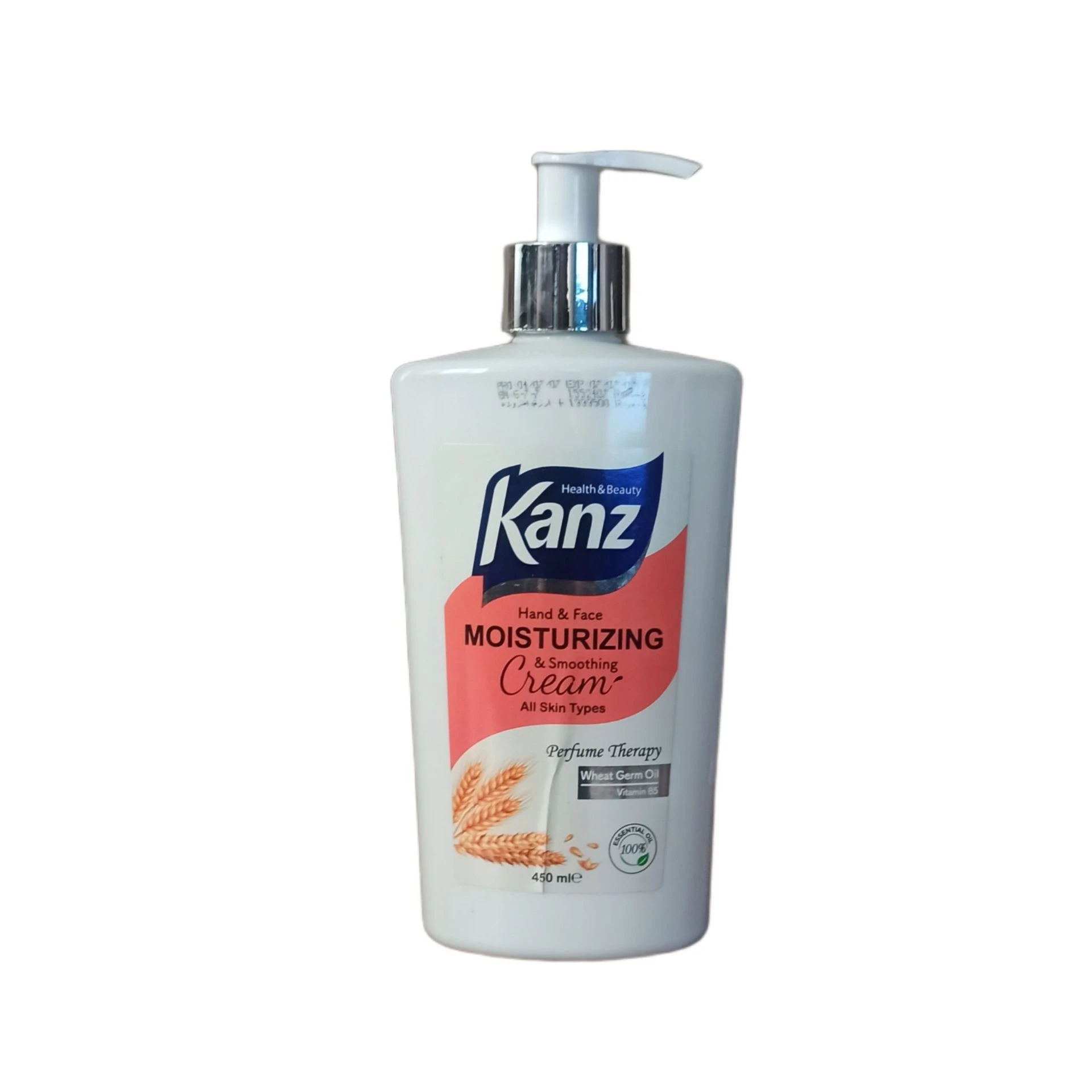 کرم مرطوب کننده دست وصورت کنز حاوی روغن جوانه گندم (450ml)