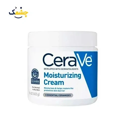 کرم مرطوب کننده سراوی مدل Essential Ceramides وزن 453 گرم | CeraVe Moisturizing Cream Dry to Very Dry Skin 454g