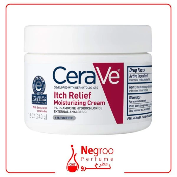 کرم مرطوب کننده سراوی مدل Itch Relife /اورجینال-وزن 340 گرم