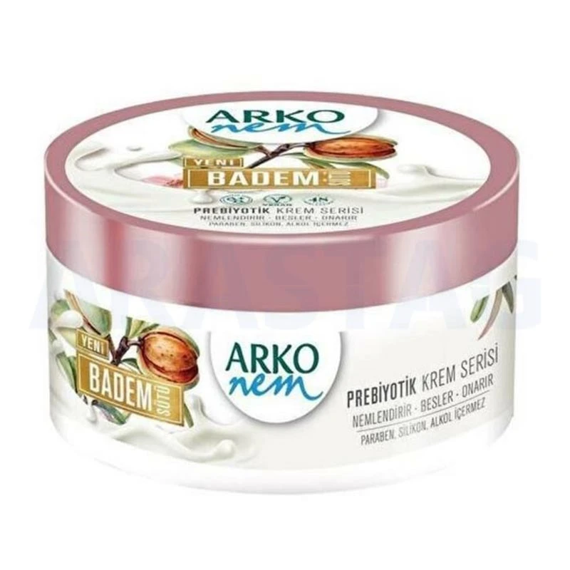 کرم مرطوب کننده شیر بادام آرکو 250میل اورجینال100% ARKO