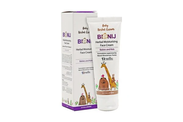کرم مرطوب کننده صورت کودکان بیونیج 50 میلی لیتر Bionij Baby Moisturizing Face Cream 50ml