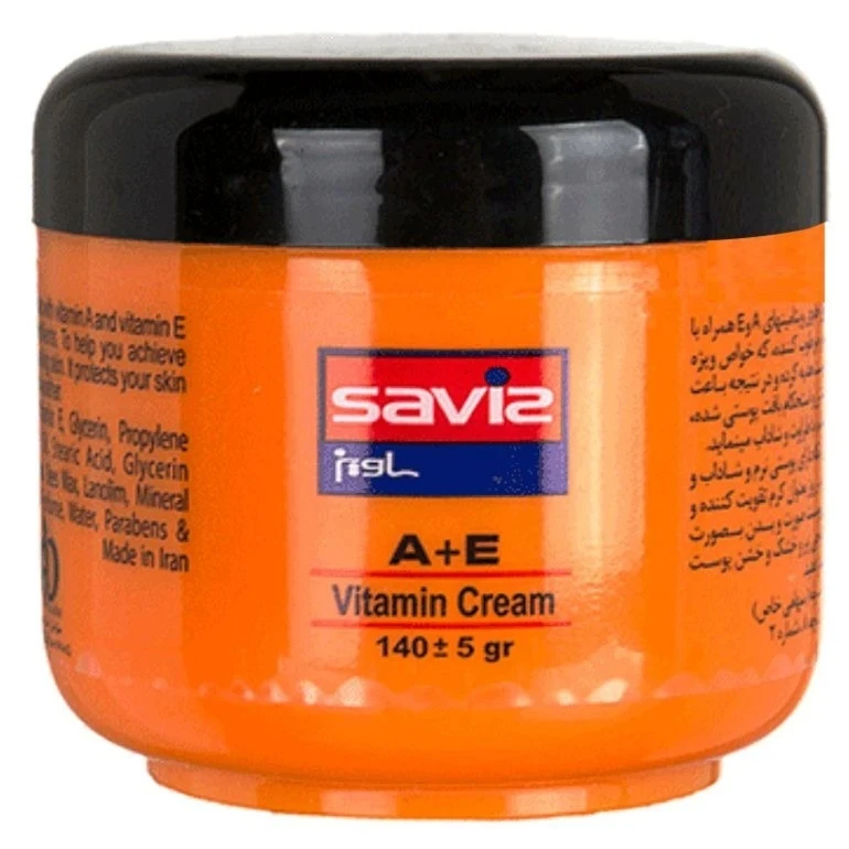 کرم مرطوب کننده ویتامینه ساویز مدل A+E حجم 140 میلی لیتر