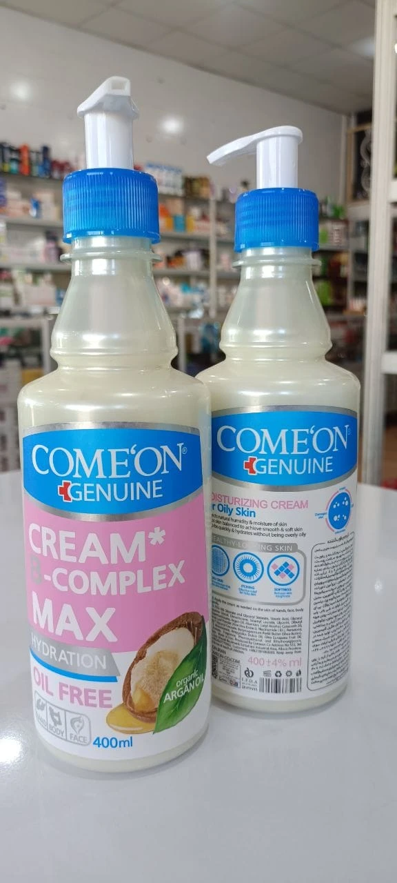 کرم مرطوب‌کننده کامان B-Complex (فاقد چربی) comeon