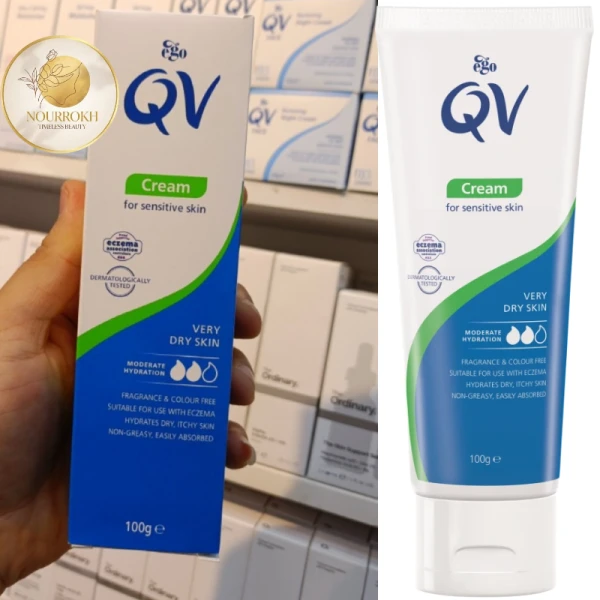 کرم مرطوب‌کننده کیووی Ego QV Cream QV Cream for Sensitive Skin – 100g