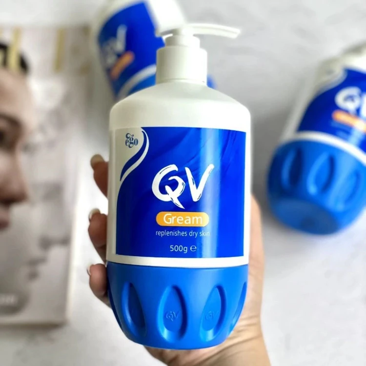 کرم مرطوب کننده کیووی مدل Replenishes Dry Skin وزن 500 گرم QV