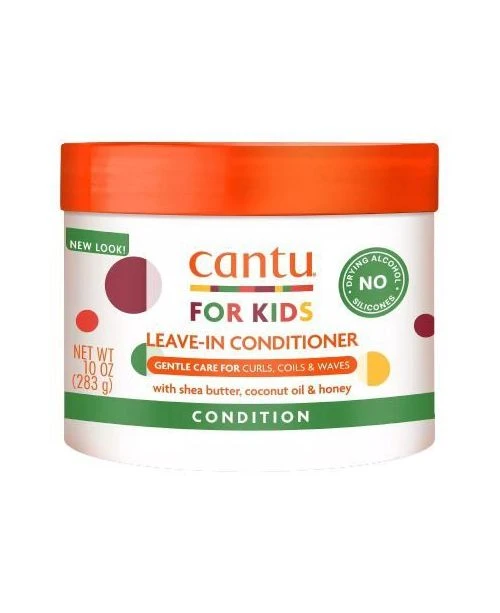 کرم مو بعد حمام کودکان کنتو Cantu مدل Leave-In Conditioner وزن 283 گرم اصل و اورجینال