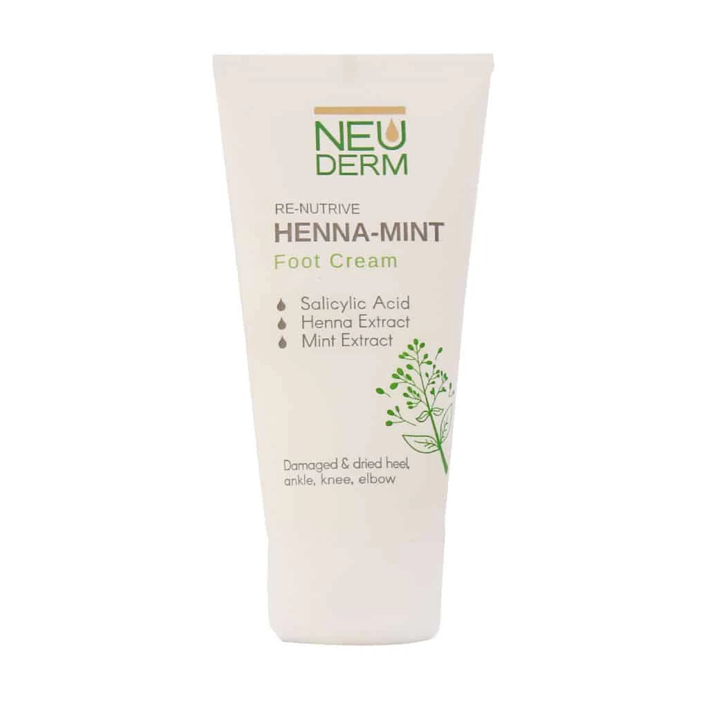 کرم پا تیوپی حنا ‌و نعنا نئودرم 50ML