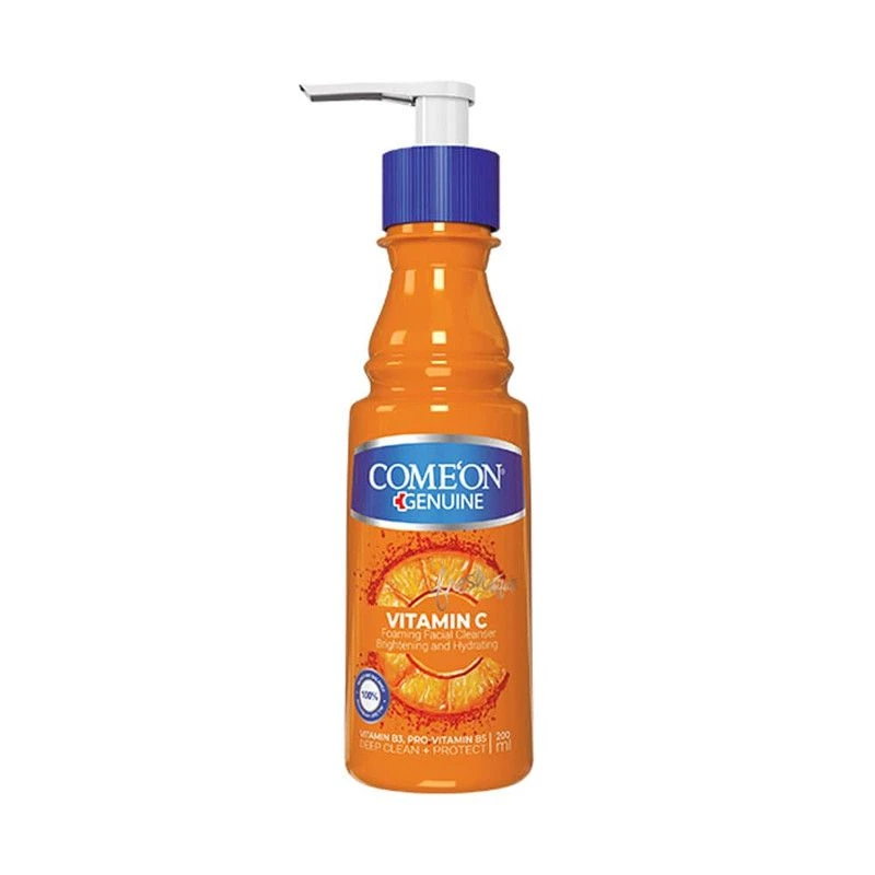 کرم پمپی مرطوب کننده ویتامین C کامان انواع پوست (200ml)