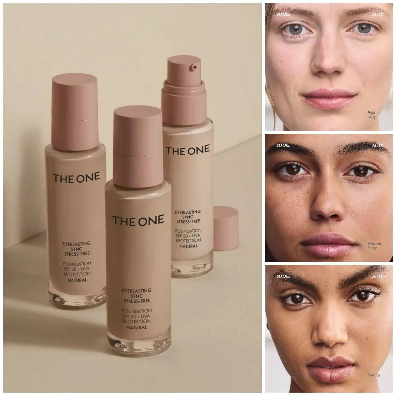 کرم پودر اورلستینگ سینک ضد استرس SPF 20 + UVA protection اوریفلیم اورجینال